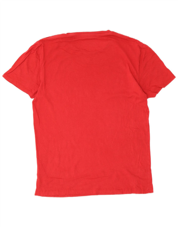 Wrangler T-Shirt Homme Rouge Moyen Coton