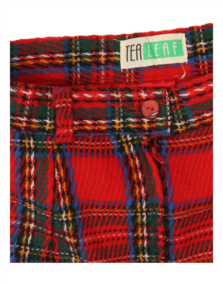 jupe crayon femme vintage W24 Petit Plaid Rouge