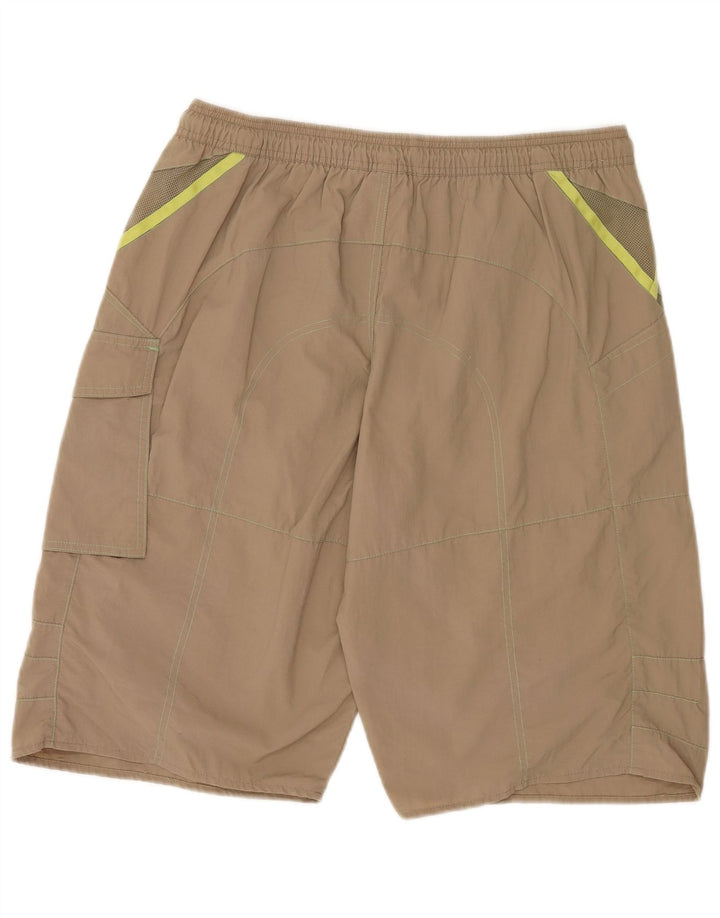 Adidas Short de bain graphique pour hommes, grand nylon kaki