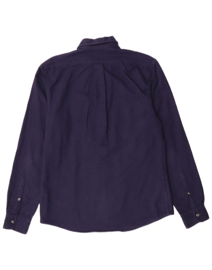 Reiss Chemise Homme Petit Bleu Marine Coton