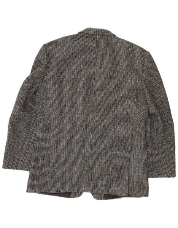 Bhs Veste blazer à 2 boutons pour homme, coupe régulière, UK 42 XL, gris, laine vierge