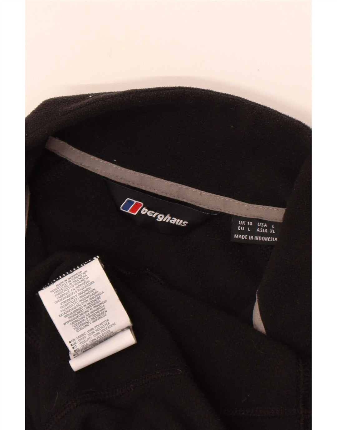 Berghaus Veste Polaire Femme UK 14 Large Noir Polyester