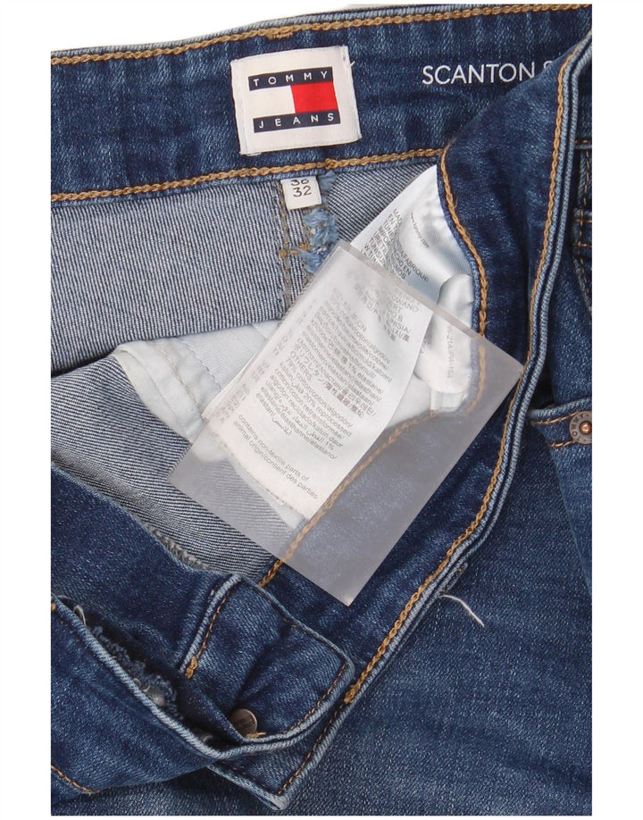 TOMMY HILFIGER Jean Slim Scanton Homme W36 L32 Bleu Coton