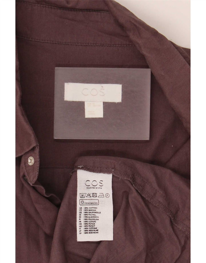 Cos Chemise Homme Taille 43 Grand Coton Marron