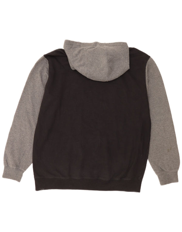 Volcom Pull à capuche pour homme 2XL en coton color block noir