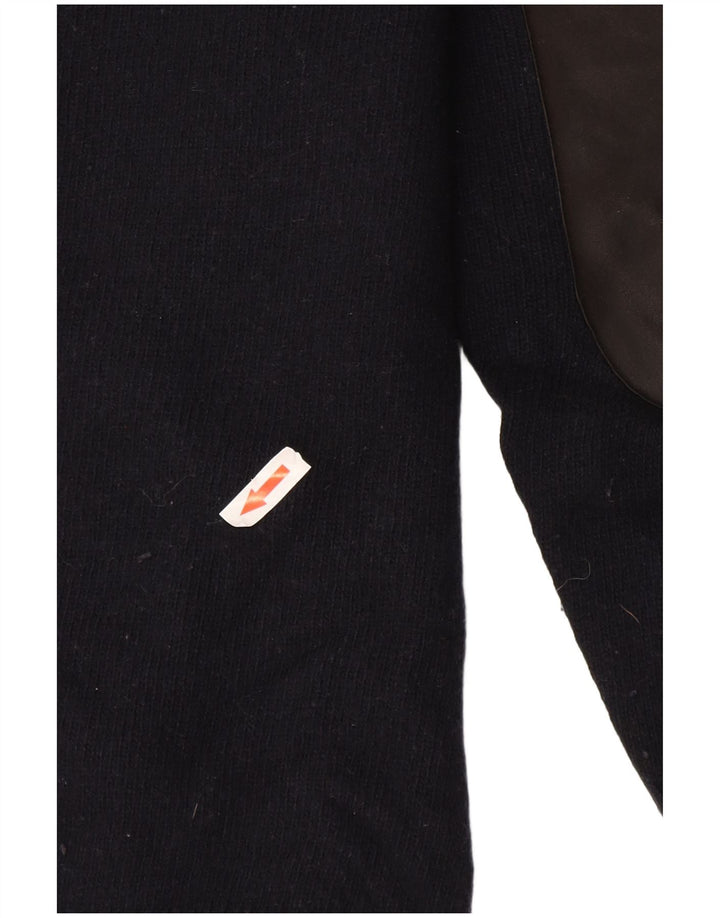 Barbour Pull col zippé pour homme XL Bleu marine