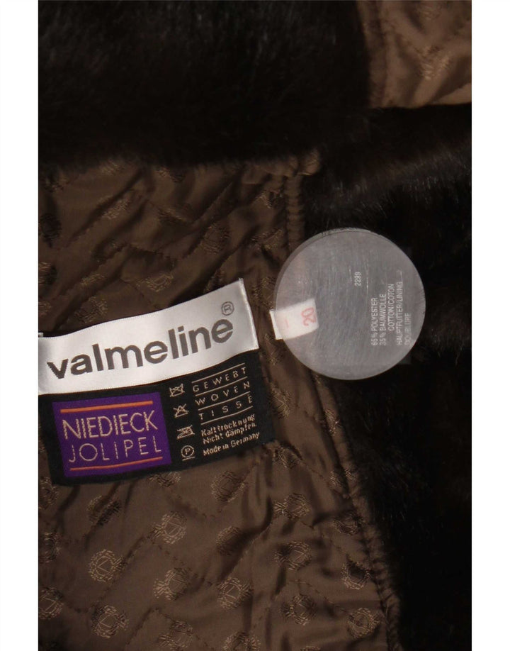 Valmeline Manteau Femme UK 20 2XL Marron Polyester