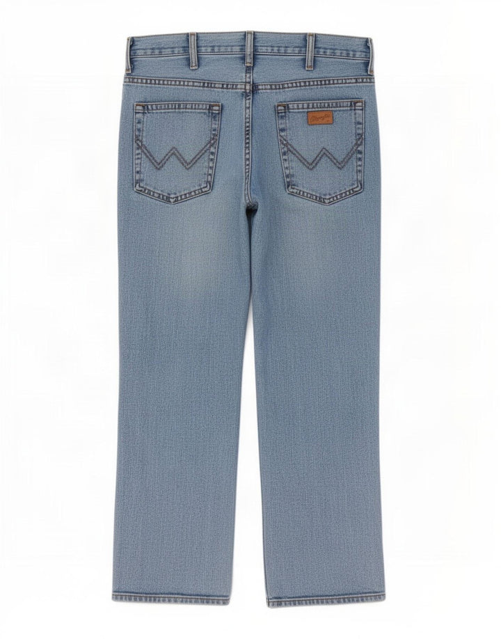 Wrangler Jean droit coupe droite W36 L29 en coton bleu pour homme