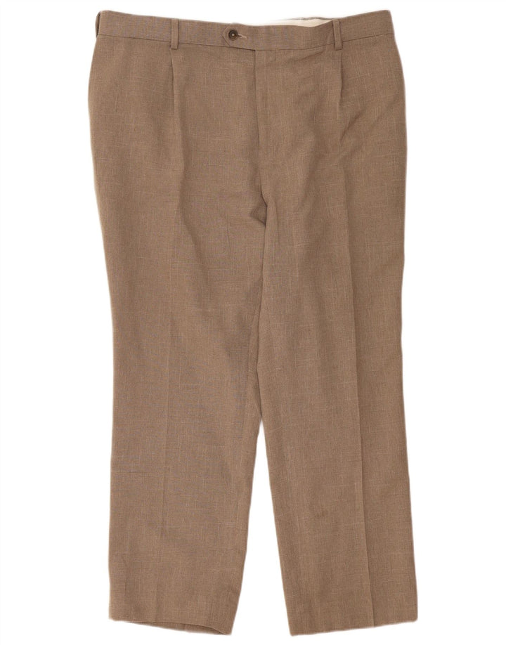 Marks & Spencer Pantalon de costume coupe classique pour homme W44 L29 Beige