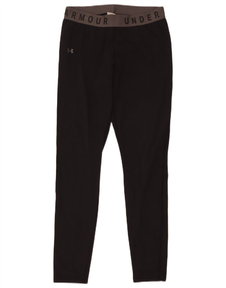 Under Armour Legging graphique pour femme UK 42 en coton noir moyen