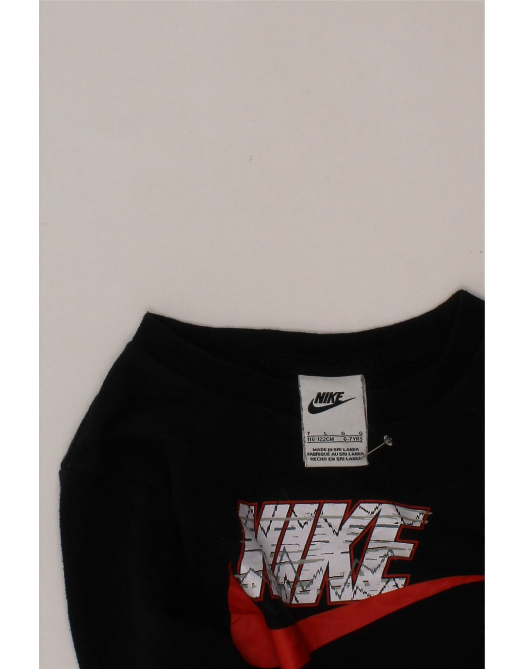 NIKE Sweat-shirt graphique pour garçon 6-7 ans Grand Noir