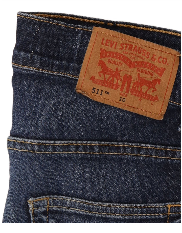 Levi's Garçon 511 Slim Jean 9-10 ans W24 L26 Bleu Coton
