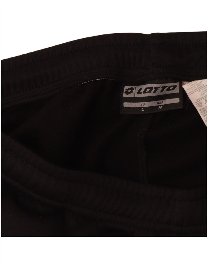 Lotto Pantalon De Survêtement Joggers Homme Noir Moyen Polyester