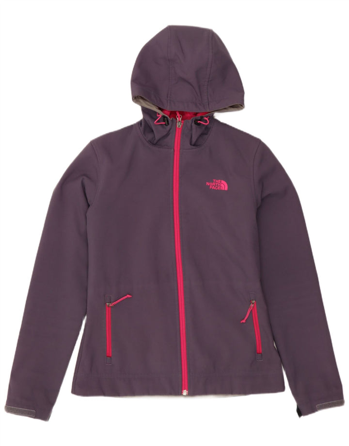 THE NORTH FACE Veste coupe-vent à capuche pour femme UK 10 Small Violet