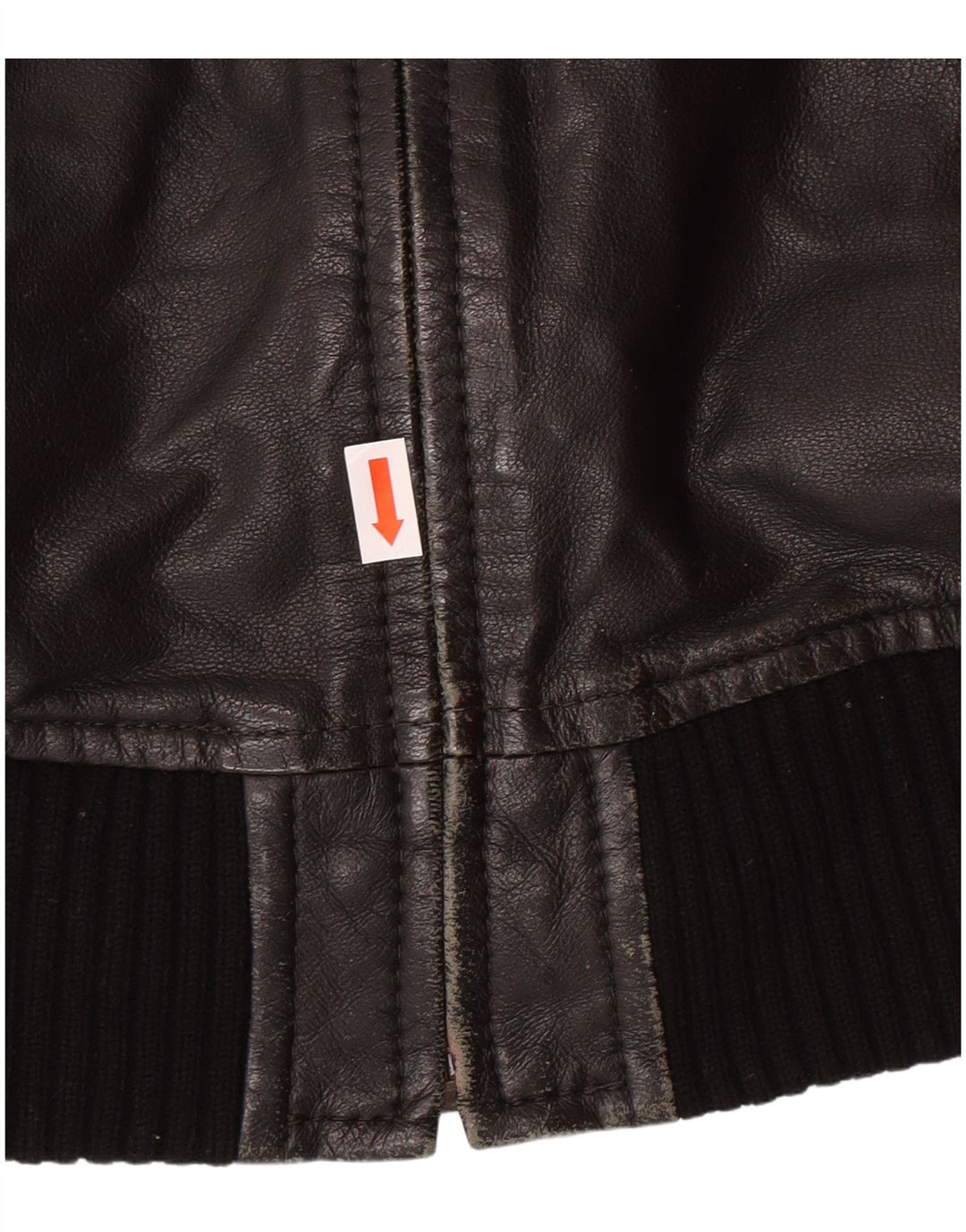 XDYE Veste en cuir pour femme UK 10 Petit motard en cuir noir