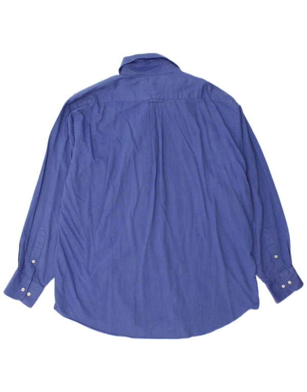 Tommy Hilfiger Chemise Homme Taille 16 1/2 Grand Bleu