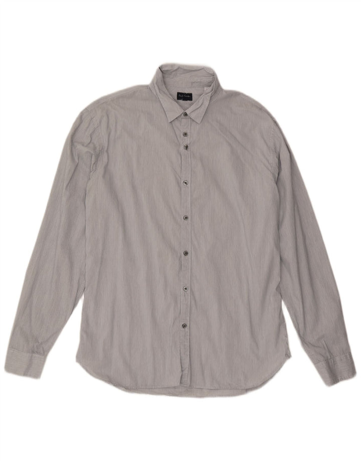 Paul Smith Chemise Homme Large Bleu Rayure Coton