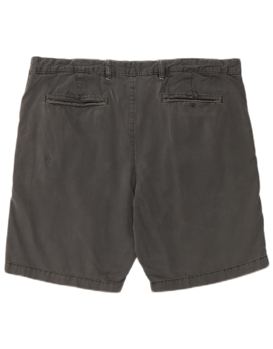 Marks & Spencer Short Chino Femme W36 Large Gris Coton