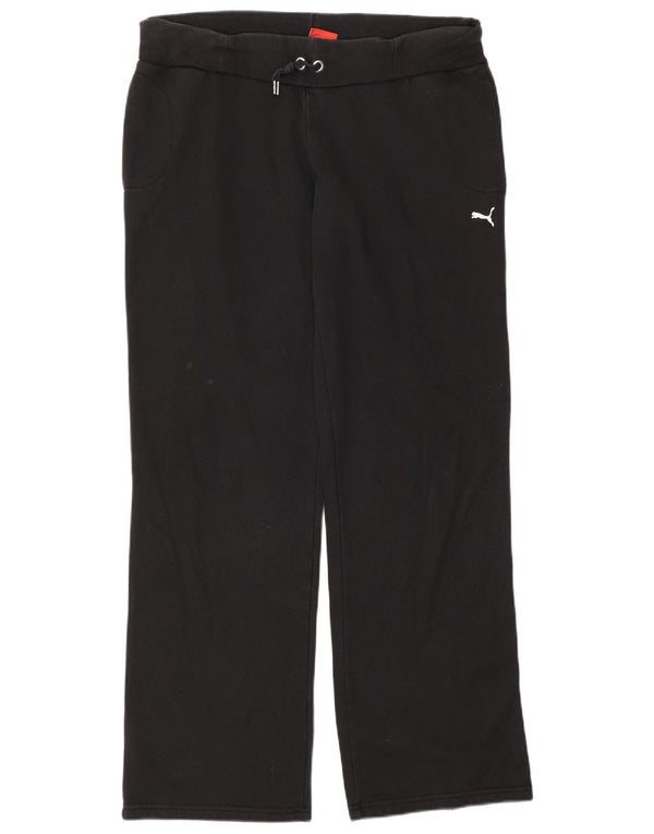 Puma Pantalon de survêtement pour femme UK 12 Medium Noir Coton