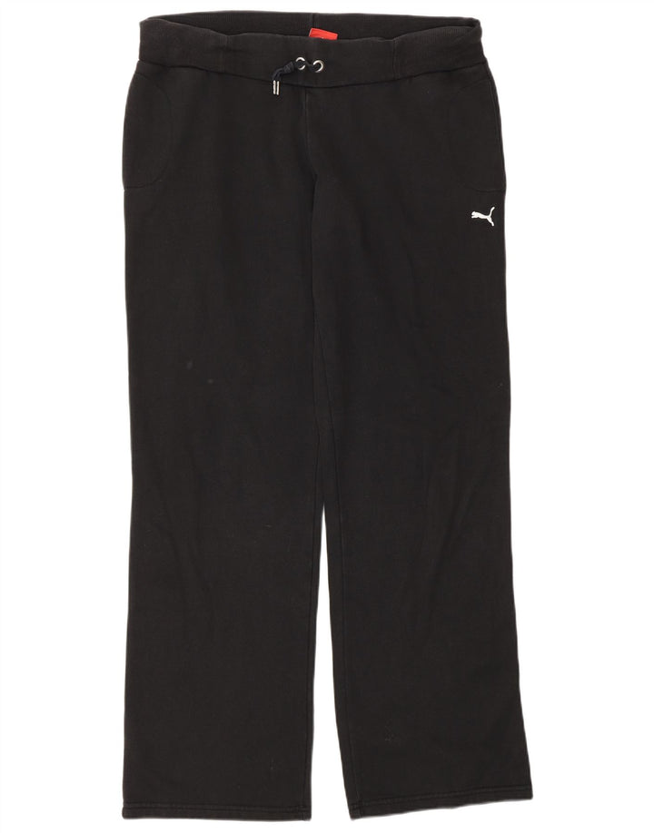 Puma Pantalon de survêtement pour femme UK 12 Medium Noir Coton