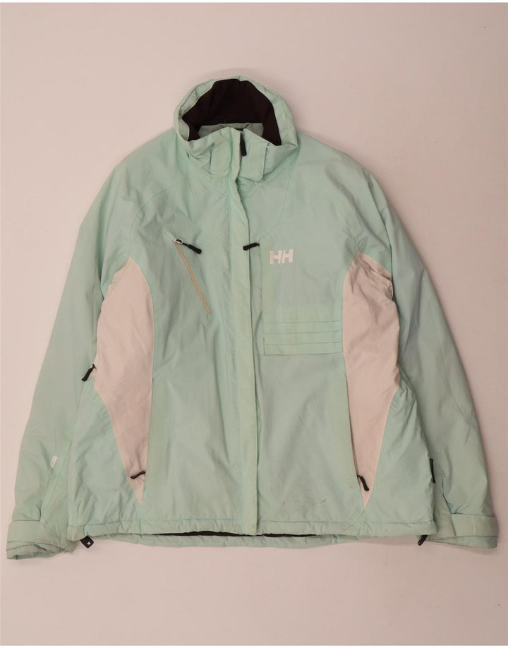 Helly Hansen Veste de ski pour femme UK 20 2XL Turquoise Colourblock Polyamide