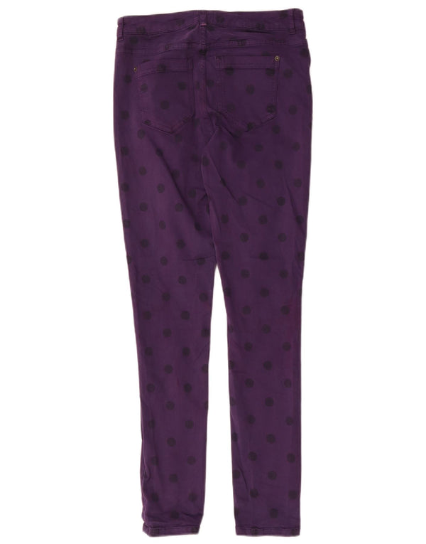Jean skinny White Stuff pour femme UK 8 Small W28 L29 Coton à pois violet