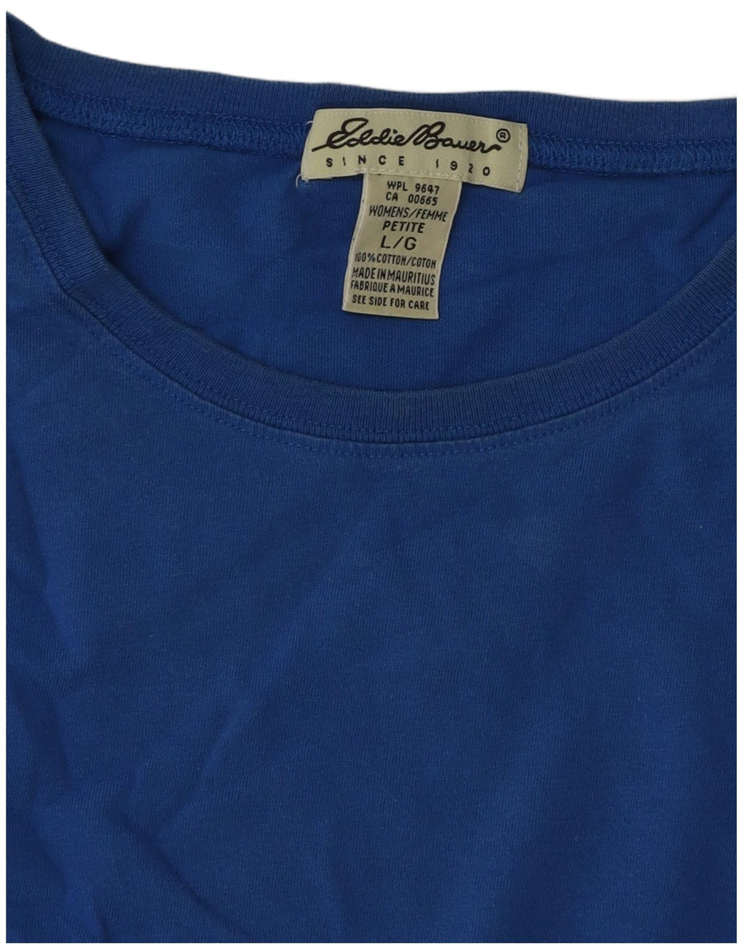 Eddie Bauer Débardeur pour femme UK 16 Grand Bleu Coton