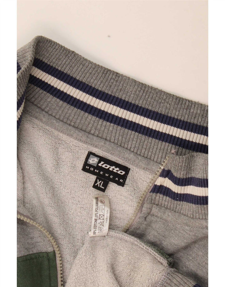 Lotto Veste de Survêtement Homme XL Gris Colorblock Coton