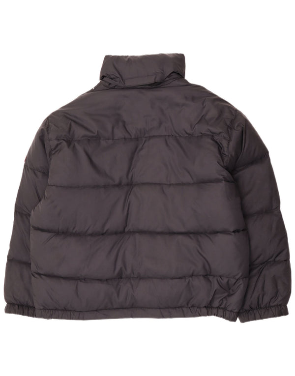 Invicta Veste matelassée à capuche pour homme UK 44 2XL Noir Polyamide