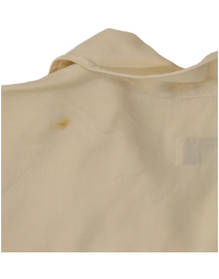 Gio Anna Chemise Femme IT 46 Large Tencel Blanc Cassé