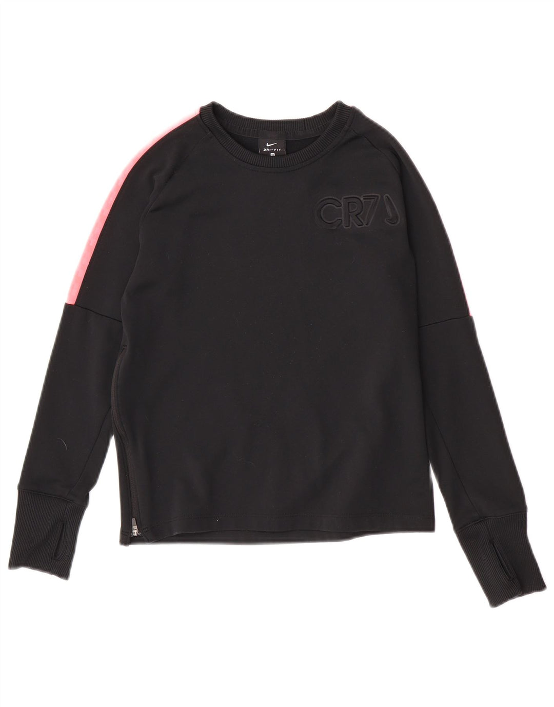 Nike Garçon Dri Fit Graphic Sweatshirt Jumper 10-11 ans Noir Moyen