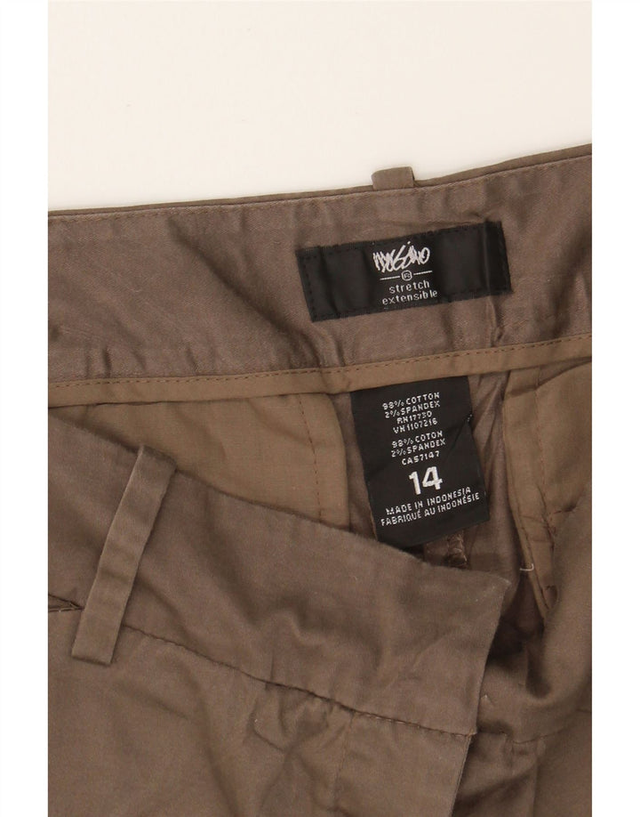 MOSSIMO Womens Casual Shorts US 14 XL W36 Brown Cotton Vintage Mossimo and Second-Hand Mossimo from Messina Hembry 