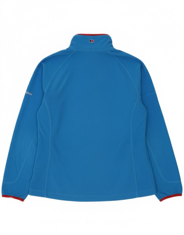 Berghaus Pull polaire à col zippé pour femme UK 14 Large Bleu