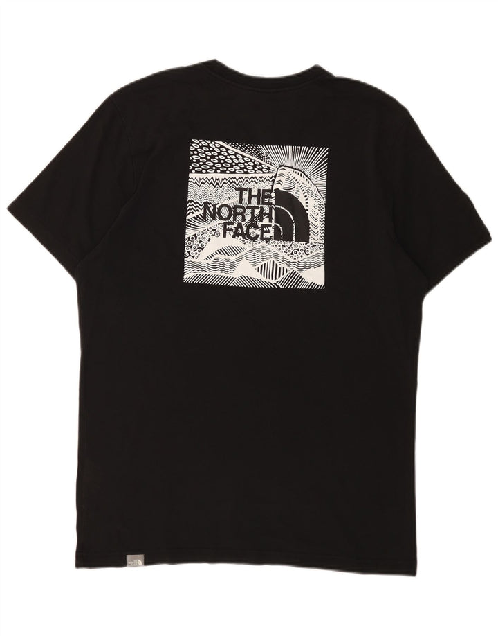 The North Face T-shirt graphique pour homme en coton noir moyen