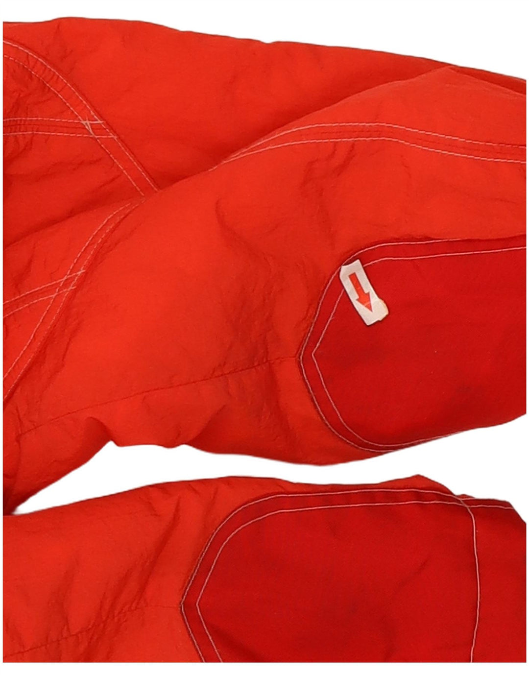 Combinaison de Ski Vintage Garçon 7-8 Ans Rouge Polyamide