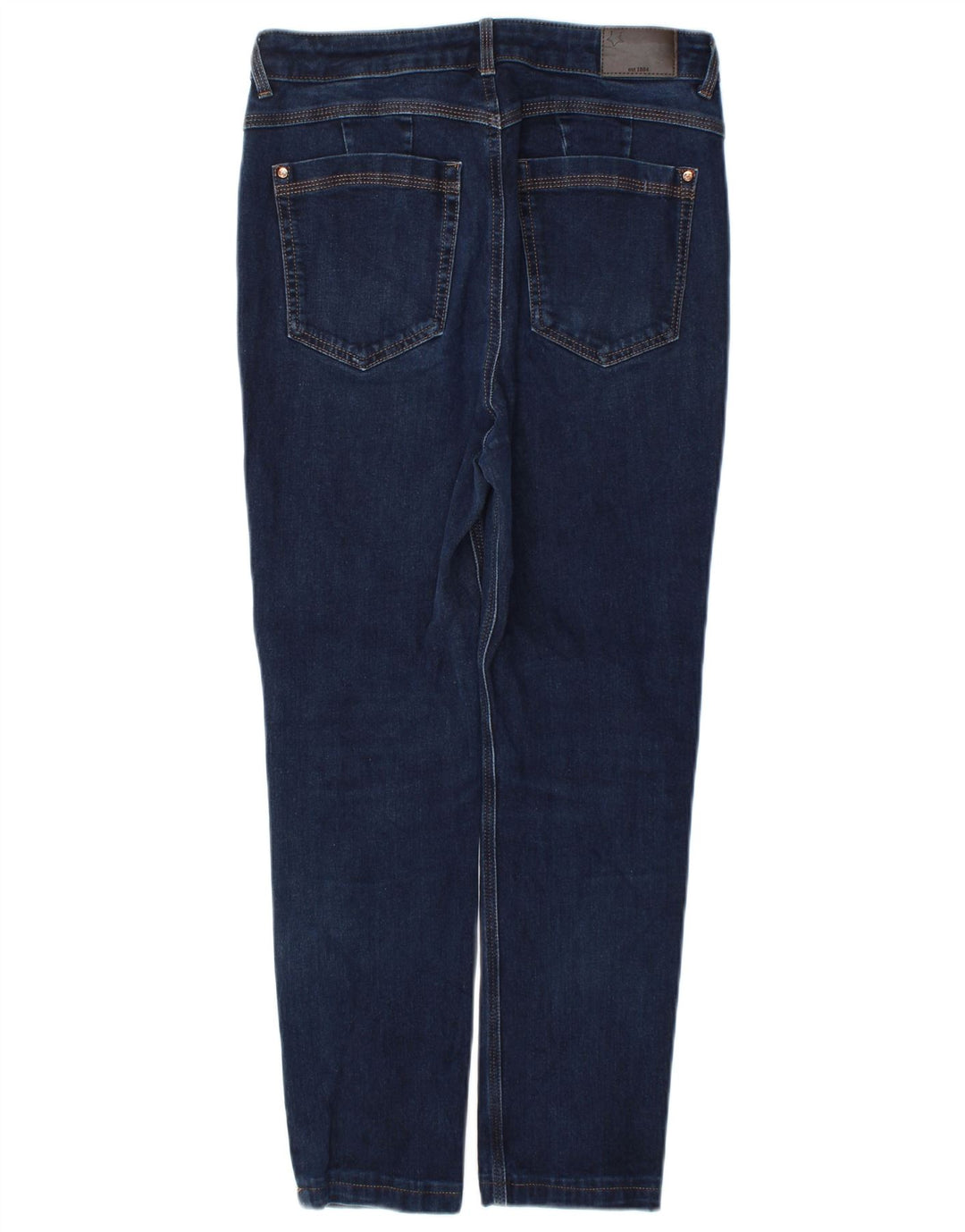 Magic Jeans Slim Femme UK 12 Moyen W30 L26 Bleu Marine Coton