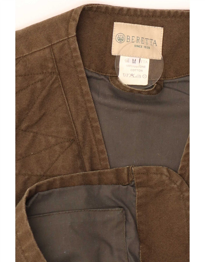 Beretta Gilet utilitaire pour homme UK 38 en coton kaki moyen