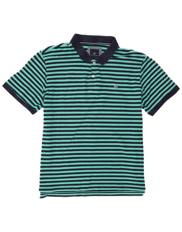 Crew Clothing Polo Homme 2XL Bleu Marine Rayé Coton