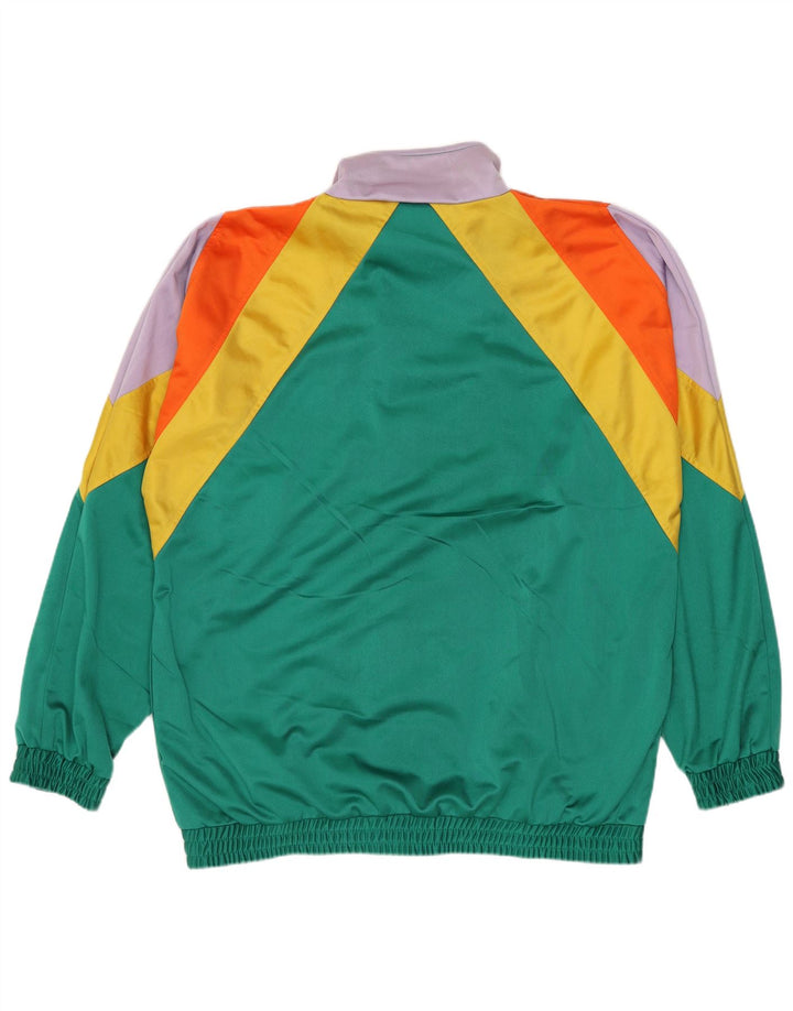 Master Veste de survêtement pour homme en polyester color block vert moyen