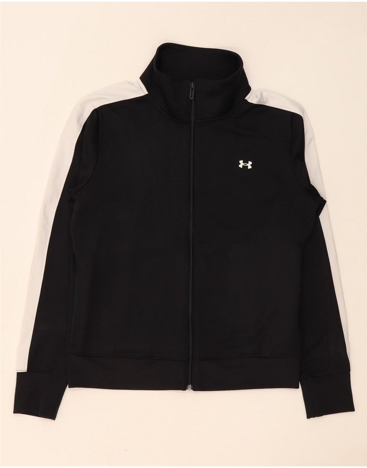 Under Armour Veste de survêtement pour homme Small Noir Colorblock Polyester