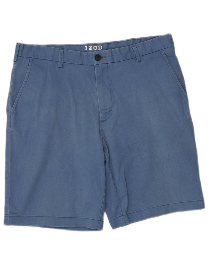 IZOD Short Chino Homme W32 Bleu Moyen Coton