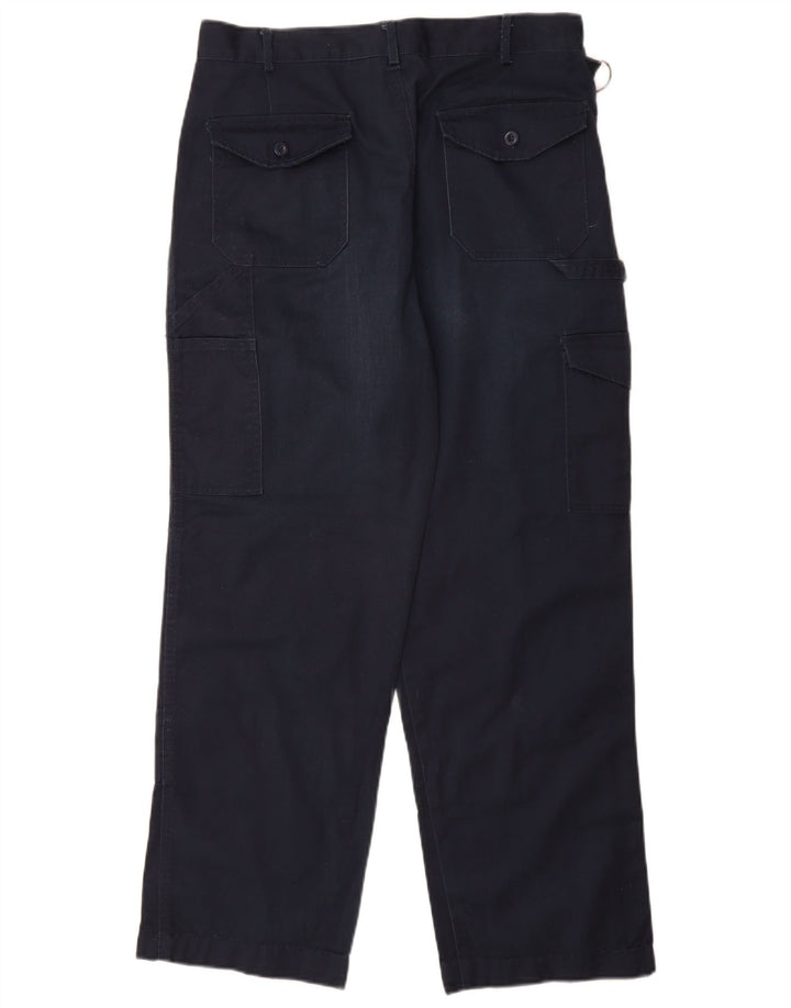 Dickies Pantalon Cargo Pegged Homme W34 L30 Bleu Marine Polyester