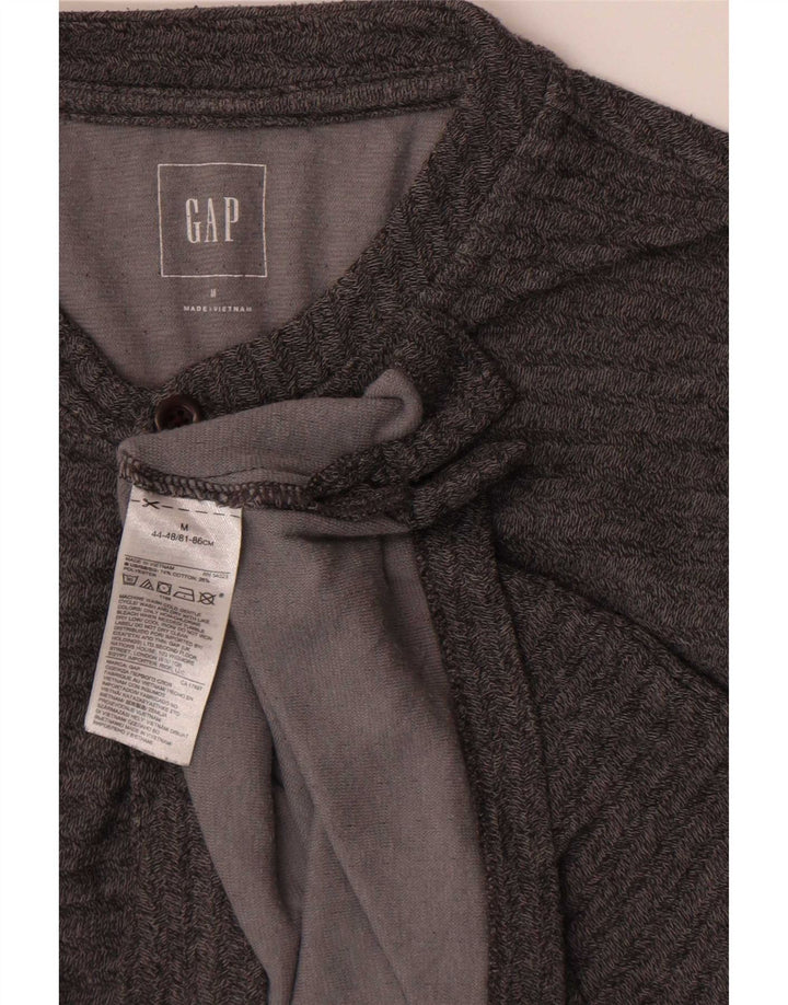 Gap Haut Homme Manches Longues Coton Rayé Gris Moyen