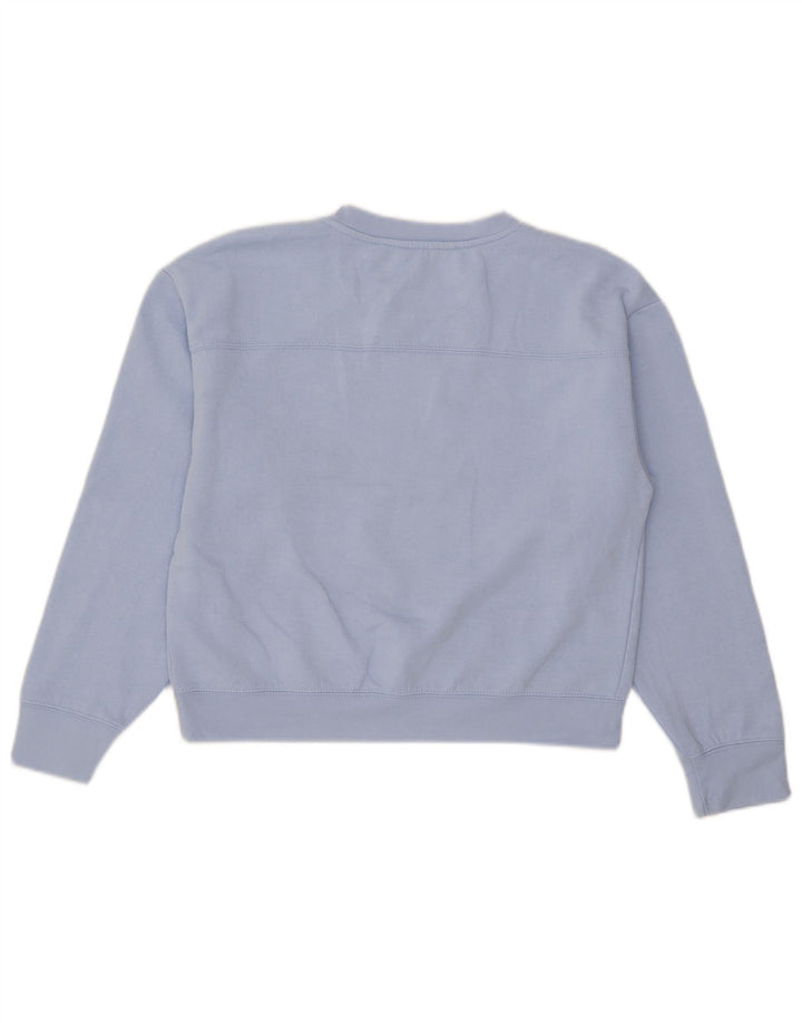 Zara Sweat-shirt pour femme UK 14 Bleu moyen
