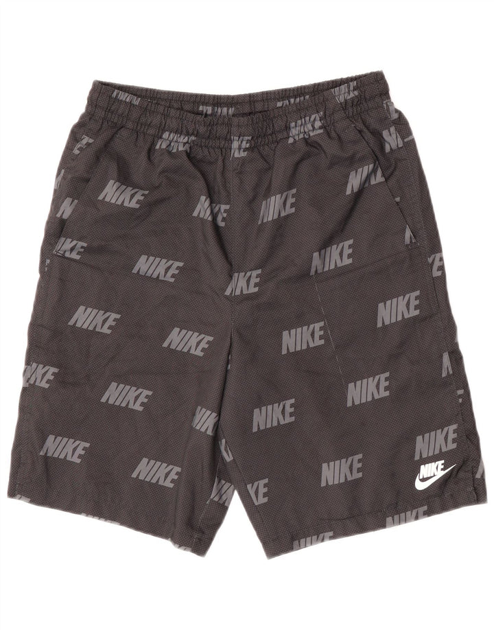 NIKE Short de sport graphique pour garçon 13-14 ans XL Gris tacheté Polyester