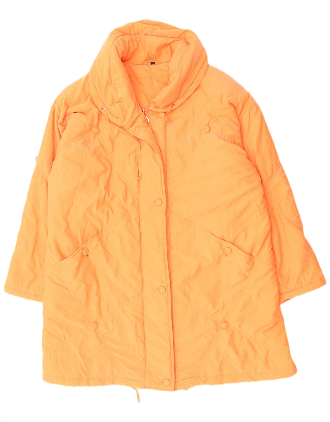 YESSICA Manteau rembourré pour femme US 21 3XL Orange Polyester