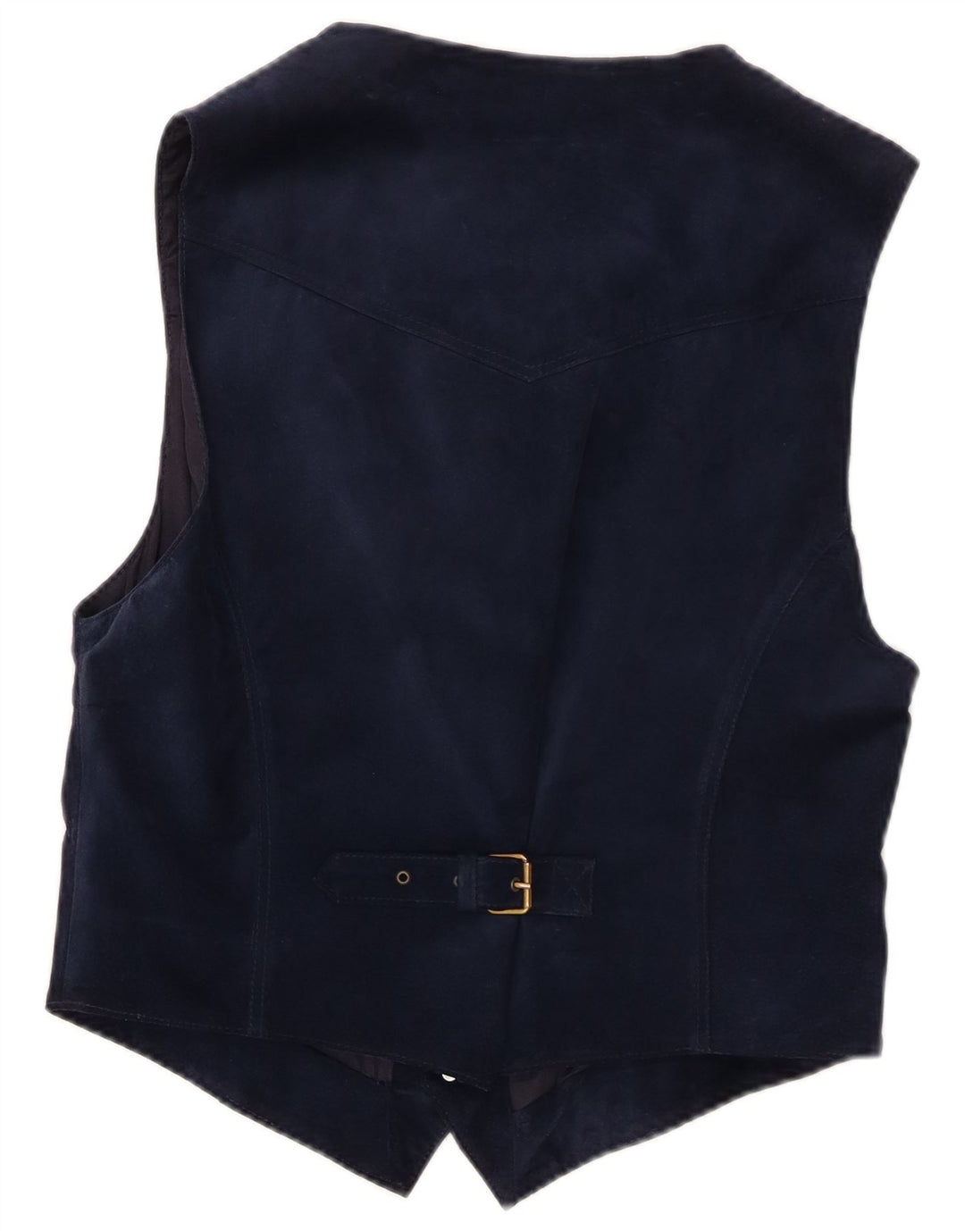 gilet en daim vintage pour hommes petit bleu marine
