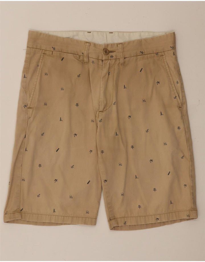 Carhartt Short chino à motif abstrait pour homme W30 en coton beige moyen