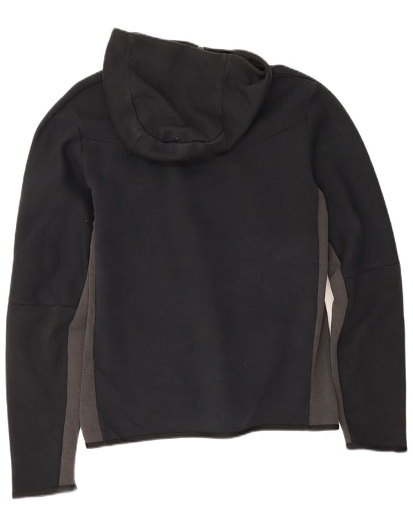 Nike Sweat à capuche zippé pour homme en coton color block Noir Taille S