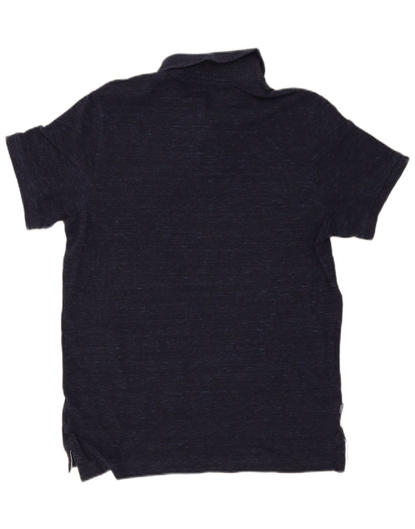 Superdry Polo coupe classique 2XL en coton moucheté bleu marine